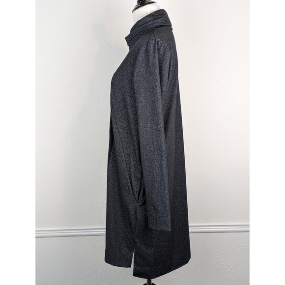 Demoo Parkchoonmoo Sweater Dress Leather Avante Garde Art to Wear Gray - Picture 8 of 15